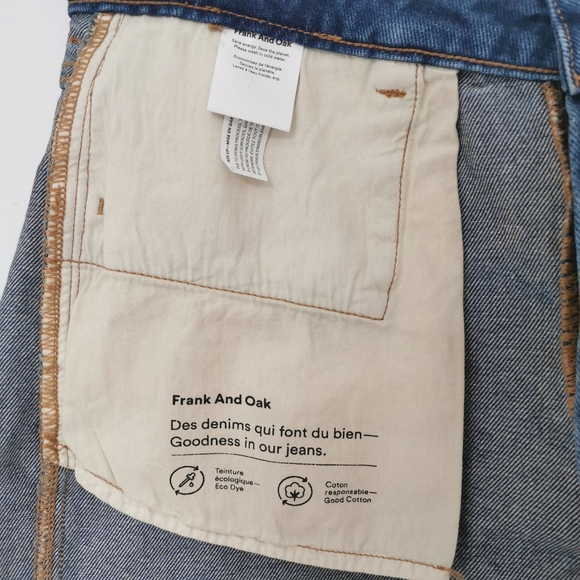 Frank and Oak The Stevie Cutoff Short in Blue - Picture 11 of 16